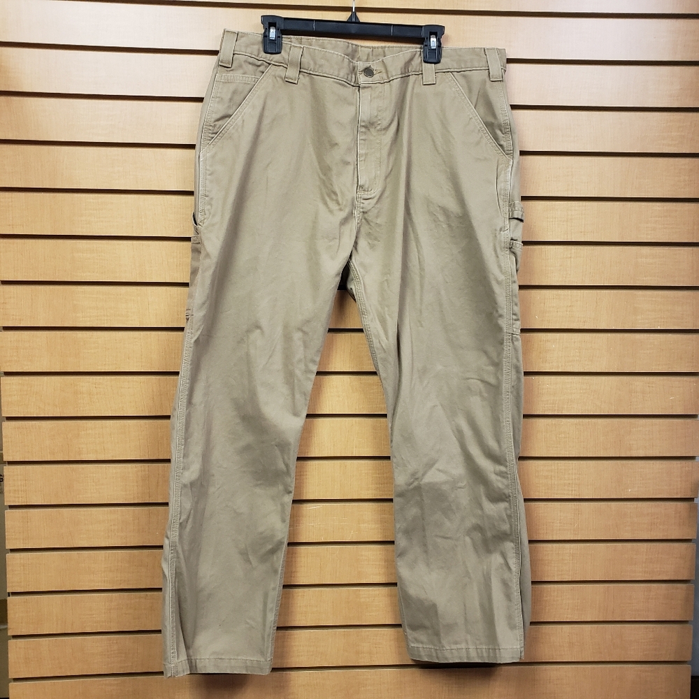 Carhartt Tan Carpenter Pants – Size 40 Cargo Workwear
